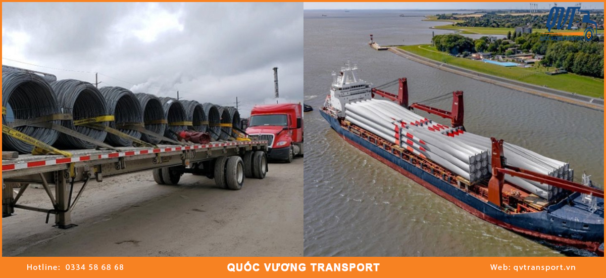 Nên chọn phương tiện nào khi vận chuyển sắt thép