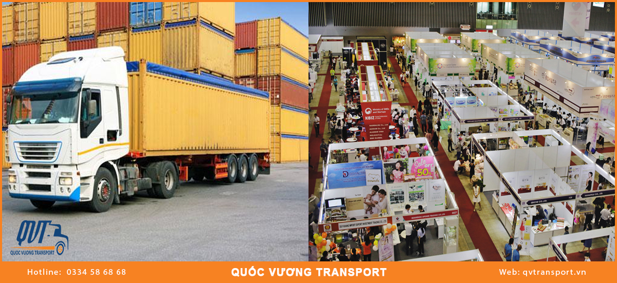 Vận chuyển hàng hóa vào hội chợ cần chú ý điều gì?